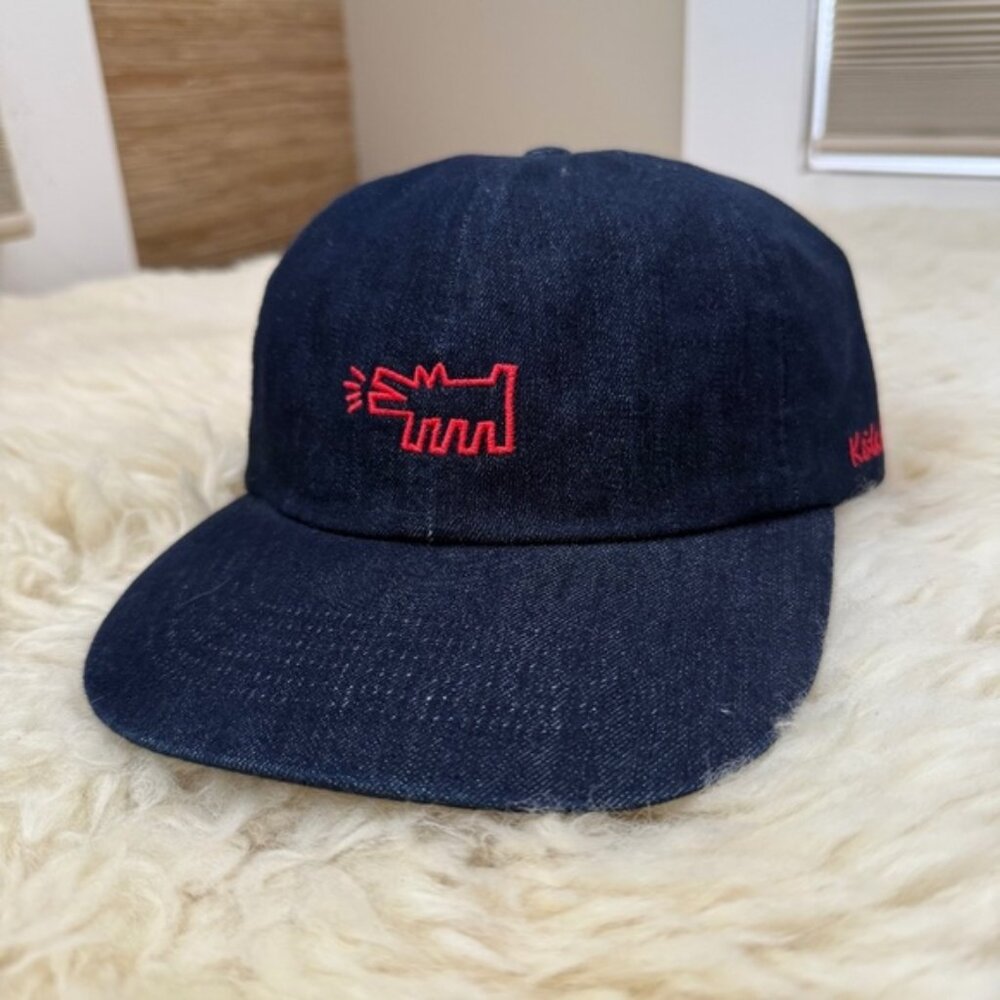 Uniqlo x Keith Haring Baseball Cap Denim One Size Fits All